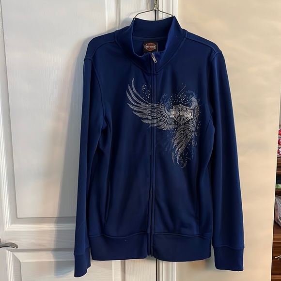Harley-Davidson Other - Harley Davidson blue jacket with bling